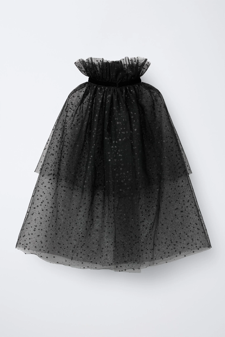 Мерцающий костюм ведьмы с плащом