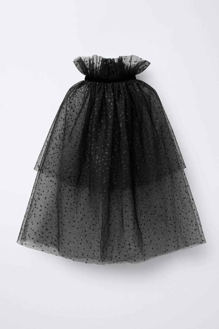 Мерцающий костюм ведьмы с плащом