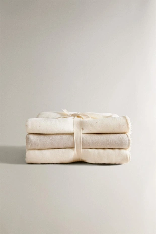 Купить Zara Детские мини-полотенца луна (набор из 3 шт.)