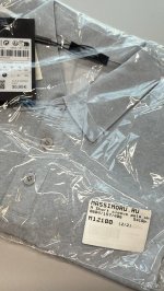 Massimo Поло с коротким рукавом из льна Light Blue|0604/157