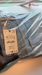 Zara ДЖИНСЫ TRF WIDE-LEG С РАЗРЕЗАМИ И СРЕДНЕЙ ПОСАДКОЙ Blue | 6045/128/400