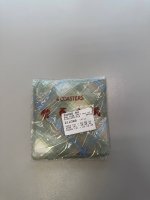 Zara Набор чеканных льняных подставок (набор из 4 шт.) Green / Blue | 6738/550/518