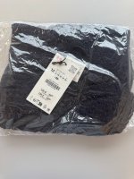 Zara КАРДИГАН ИЗ ШЕРСТИ И АЛЬПАКИ В ТЕХНИКЕ «ПОИНТЕЛЛЬ» Navy blue | 2893/164/401