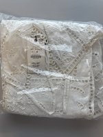 Zara ПЛАТЬЕ С ВЫШИВКОЙ — ZW COLLECTION White | 6895/241/250