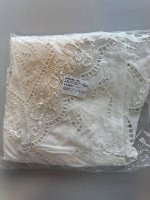 Zara ПЛАТЬЕ С ВЫШИВКОЙ — ZW COLLECTION White | 6895/241/250
