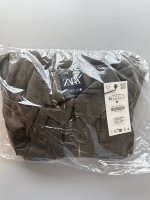 Zara БОМБЕР-БАЛЛОН — ZW COLLECTION Khaki marl | 2814/404/523