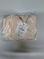 Zara ПЕРФОРИРОВАННЫЕ ТРУСЫ С КРУЖЕВОМ Pale pink | 1223/604/622