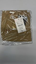 Zara ZARA TIMELESS — БРЮКИ BAGGY SOFT TOUCH С КОНТРАСТНОЙ ОТДЕЛКОЙ Light camel | 6096/520/743