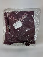 Zara ФУТБОЛКА С БЛЕСТЯЩИМ ТЕКСТОВЫМ ПРИНТОМ Burgundy | 1716/520/606