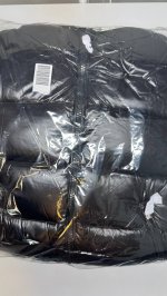 Zara Пуховик с наполнителем из 100% пера, водоотталкивающий Black | 3411/510/800