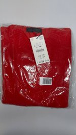 Zara ОДНОТОННЫЙ СВИТЕР ИЗ МЯГКОГО ТРИКОТАЖА Intense red | 2142/161/601