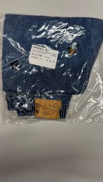 Zara ДЖИНСЫ BAGGY С ВЫШИВКОЙ MICKEY MOUSE AND FRIENDS © DISNEY Mid-blue | 4441/665/427