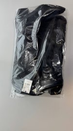 Zara ВЫСОКИЕ КОВБОЙСКИЕ САПОГИ Black | 2058/610/800