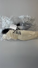 Zara ТУФЛИ-МЮЛИ ИЗ ТКАНИ С БАНТОМ Black | 2241/610/800