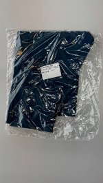 Oysho Базовые компрессионные легинсы Compressive длиной до щиколотки ORION BLUE | 1222/254/468