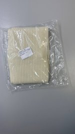 Zara ВЯЗАНЫЙ ШАРФ ИЗ ШЕРСТИ И КАШЕМИРА Ecru | 3920/839/712