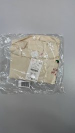 Zara ФУТБОЛКА С КАРМАНОМ И ЭЛЬФОМ Ecru | 5643/626/712