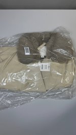 Zara Утепленное тренчкот со вставкой из искусственного меха zara collection Ecru | 3811/264/712