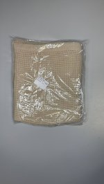 Zara Хлопковое вафельное полотенце Sand | 4592/013/711