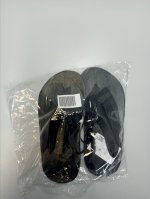 Bershka Сандалии с ремешками BLACK | 2703/560/040
