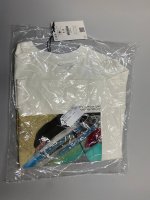 Bershka Футболка с принтом Off white|7579/443