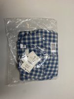 Zara РУБАШКА В КЛЕТКУ HELLO KITTY © SANRIO Blue | 6048/700/400