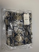 Zara АТЛАСНАЯ ЮБКА МИДИ С АНИМАЛИСТИЧЕСКИМ ПРИНТОМ Snake | 5029/202/038