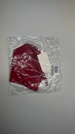 Zara ТОП В РУБЧИК С ТЕКСТОМ Red | 4424/712/600