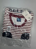 Bershka Футболка с длинными рукавами и принтом «Микки Маус» Burgundy | 8114/071/605