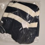 Zara ДЖЕМПЕР ИЗ ЖЕМЧУЖНОЙ ВЯЗКИ С ВОРОТНИКОМ НА МОЛНИИ Ecru / Navy | 3284/400/066