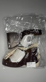 Zara БОСОНОЖКИ НА ТАНКЕТКЕ ИЗ ВИНИЛА Brown | 2347/510/700