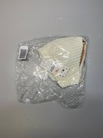 Oysho Трусики-бикини среднего покрытия u-образного кроя с объемным узором крючком ECRU | 2458/235/712