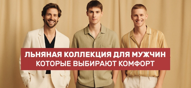 Мужская одежда Зара из льна