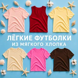 Женские хлопковые футболки