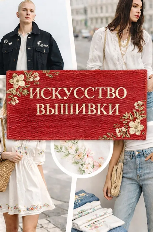 Фокус на вышивку - Zara тренд