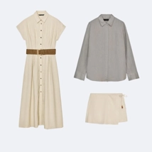 Льняная одежда Zara с доставкой в Россию