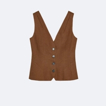 Женские жилеты и безрукавки Zara