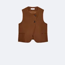 Женские жилеты и безрукавки