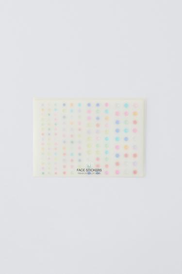 Zara ZARA наклейки для лица радуга цветы