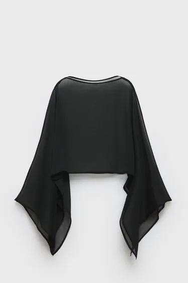 Платье PLAIN CHIFFON CAPE