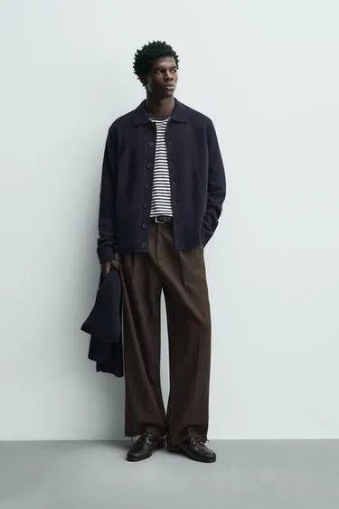 Кардиган из шерсти в обычной посадке- Заказать в России