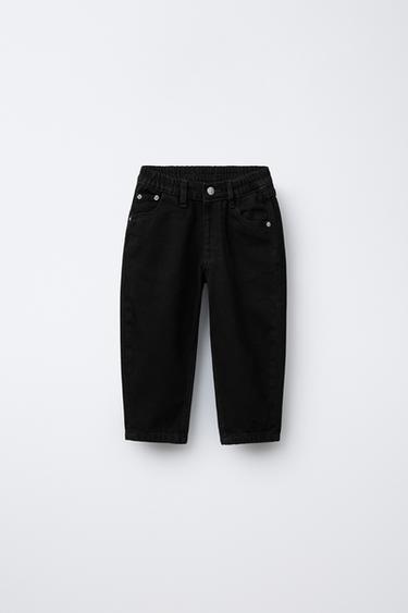 Zara Джинсовые багги с эластичным поясом