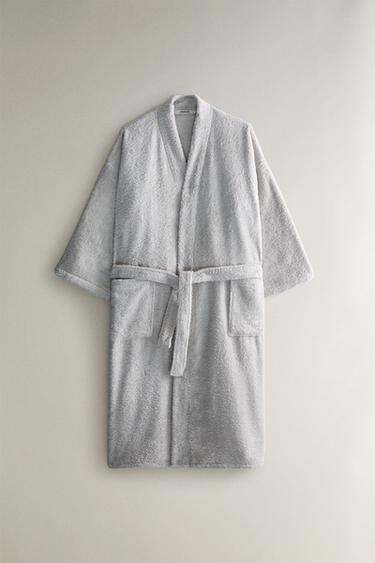Zara Халат из хлопка высокого качества (420 г/м²)