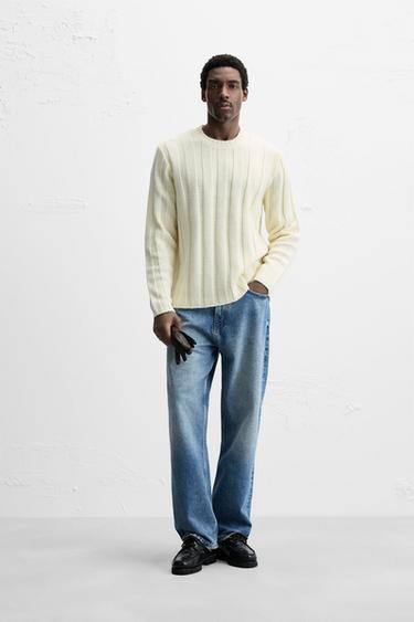 Zara Свитер в рубчик купить с доставкой.