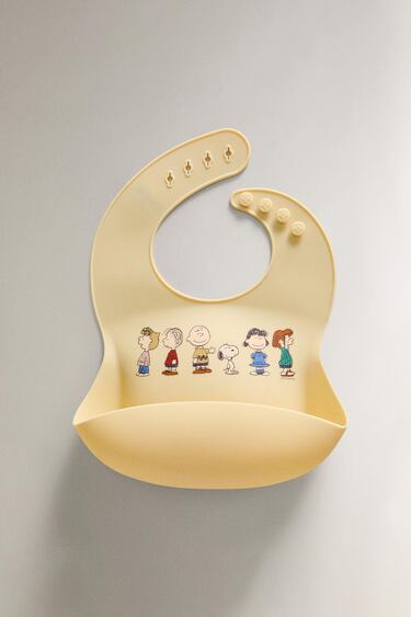 Детский силиконовый слюнявчик peanuts™