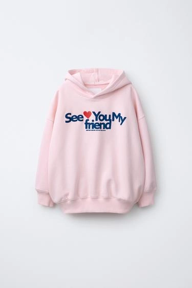 Худи с принтом сердец- Заказать в России