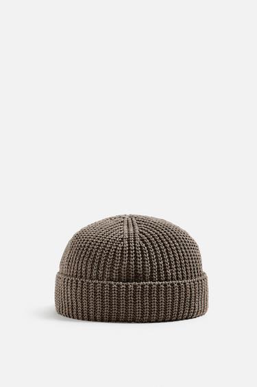 Zara Короткая шапка бини купить с доставкой.