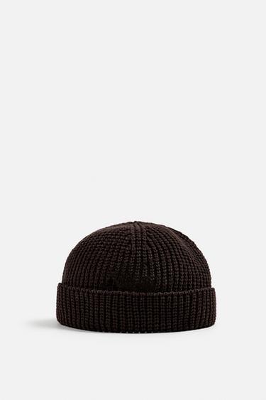 Zara Короткая шапка бини купить с доставкой.