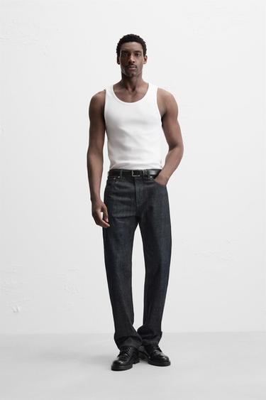 Zara Базовый ребристый топ