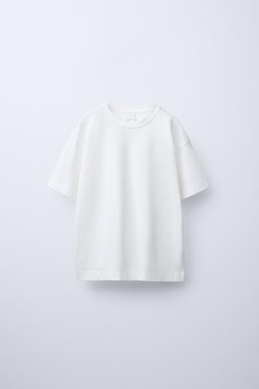 Zara Однотонная базовая футболка